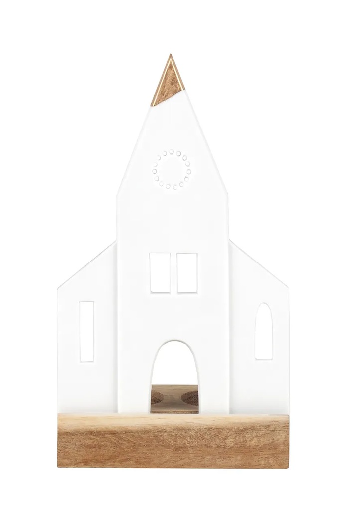 Διακοσμητικό κηροπήγιο Raeder Church πολύχρωμο C90327