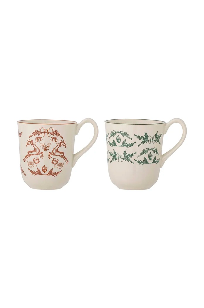 Чаша Bloomingville Beth Mug 300 ml (2 броя) 82058350 червен AA00