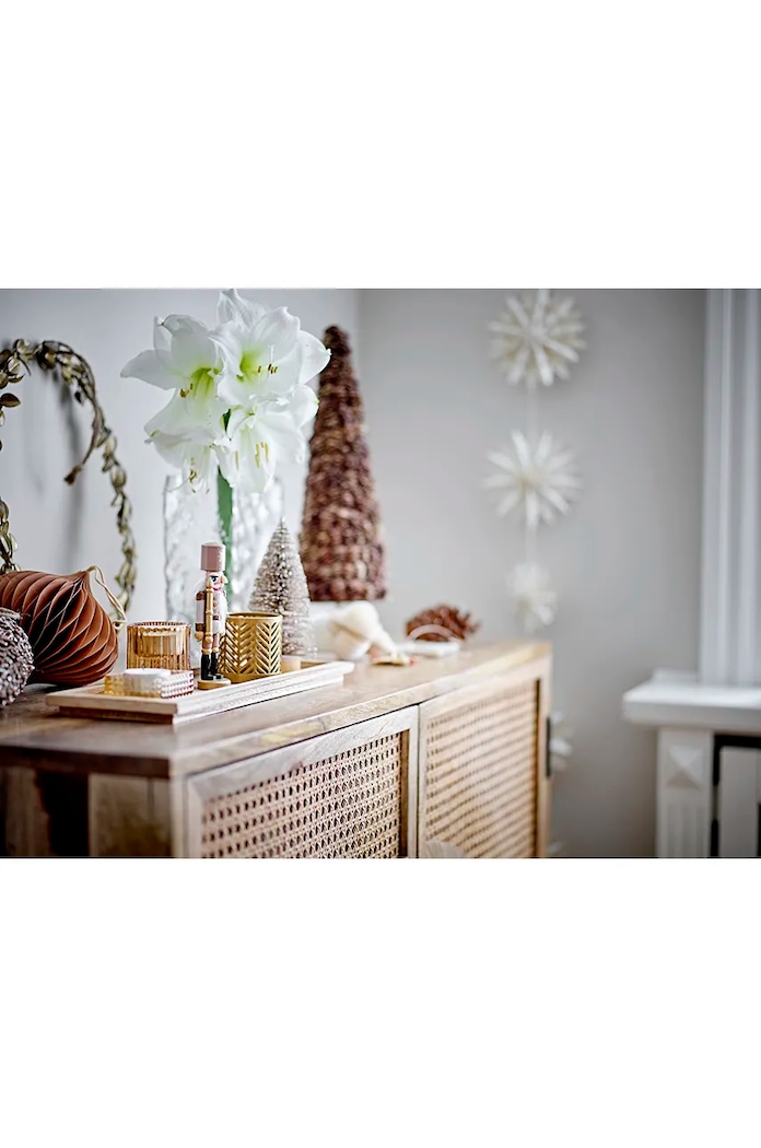 Lifestyle Bloomingville dekoracja świąteczna Sanga Tray 6-pack 82057164 brązowy