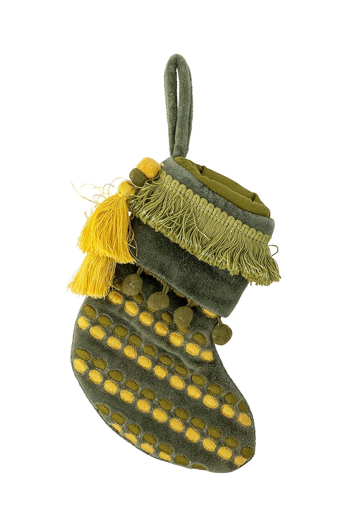 Коледна украса Bloomingville Jeanne Ornament зелен 82066032
