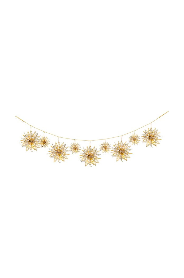 Коледна декорация за стена Bloomingville Bellac Garland жълт 82066029
