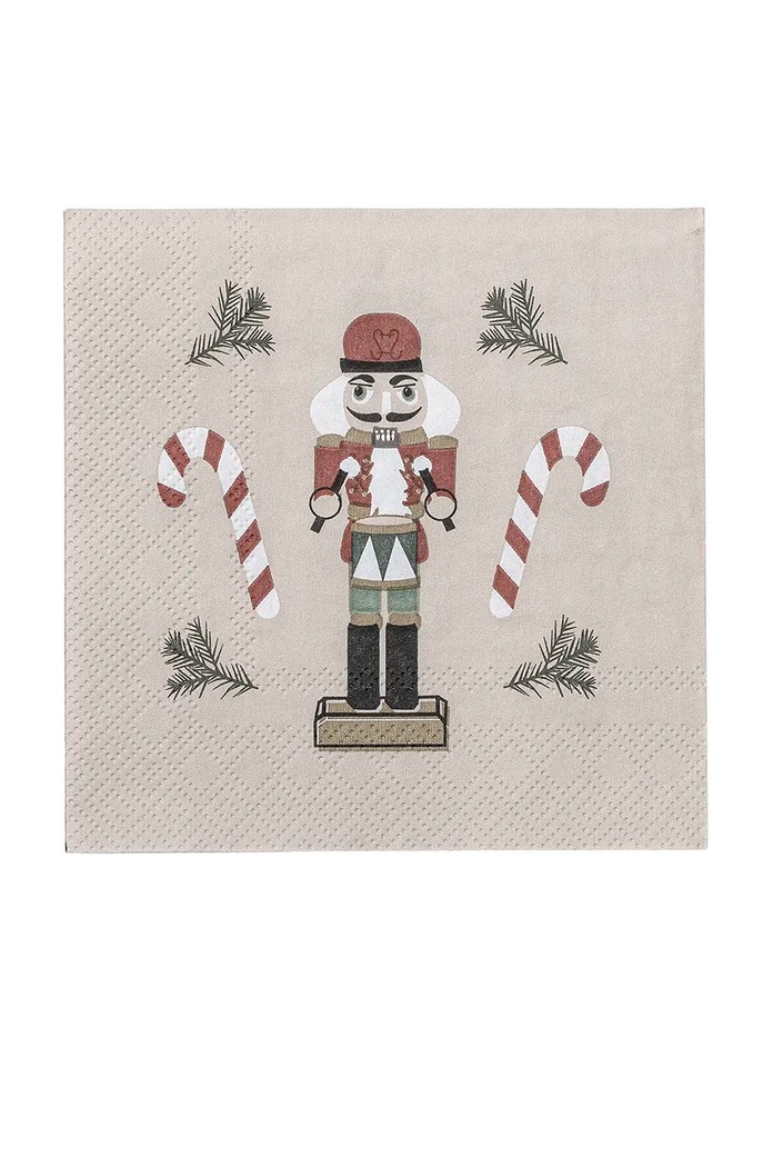 Σετ διακοσμητικών πετσετών Bloomingville Jolly Napkin 20-pack 82062561 πράσινο AA00