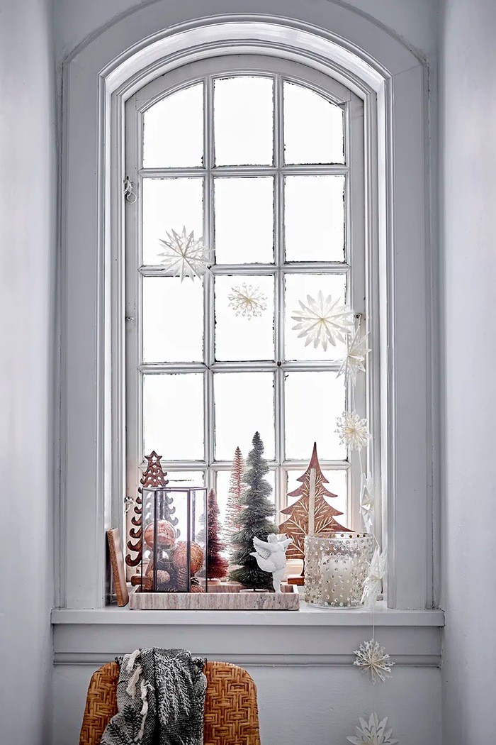 Bloomingville pom de crăciun decorativ Kasandra Deco Tree 82066045 bej AA00