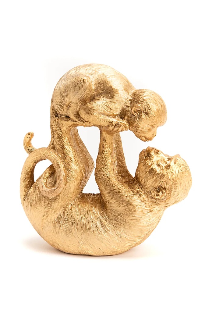 home & lifestyle figurina decorativa galben 158487.