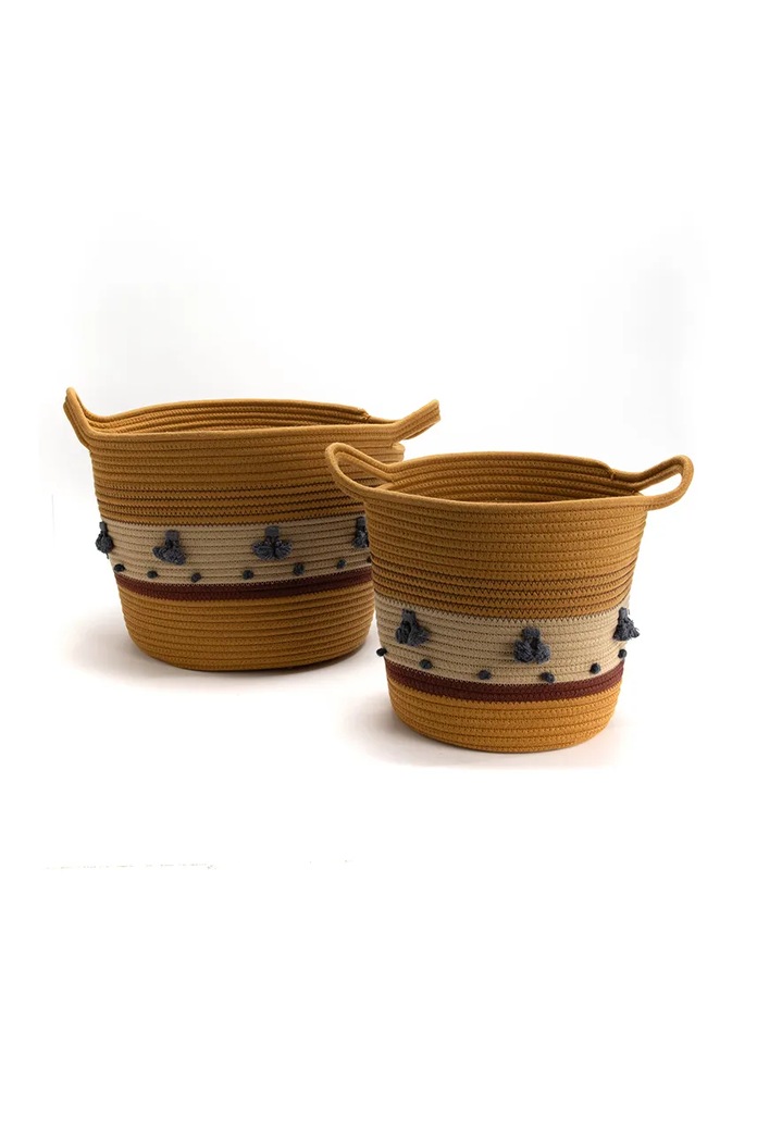 home & lifestyle coș de depozitare 2-pack multicolor 157526