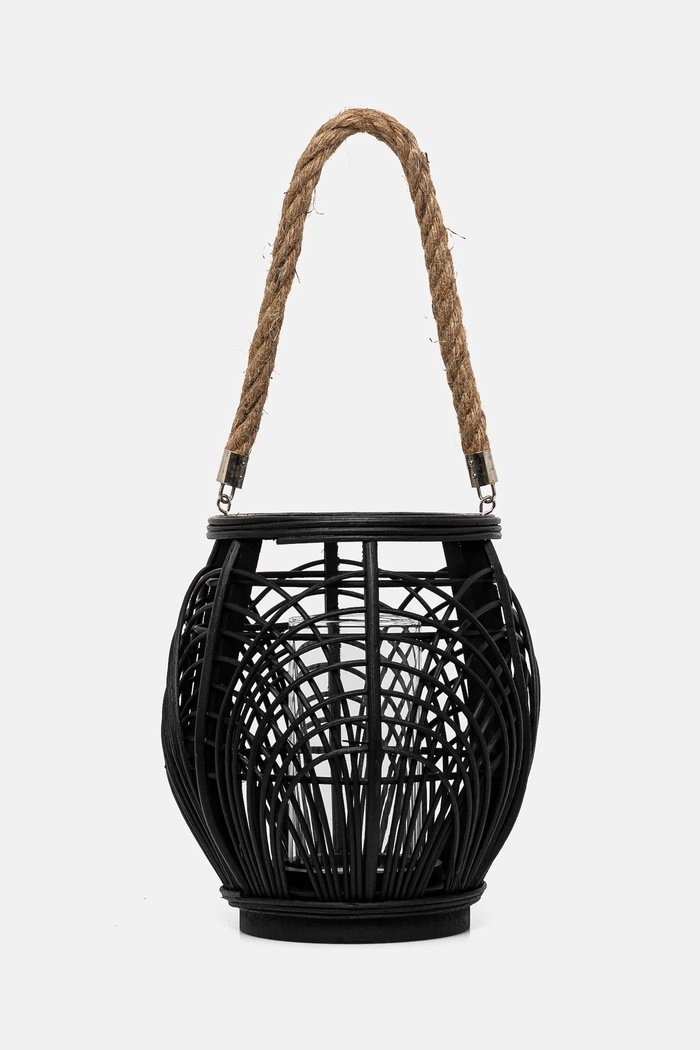home & lifestyle felinar negru 150304.BLACK