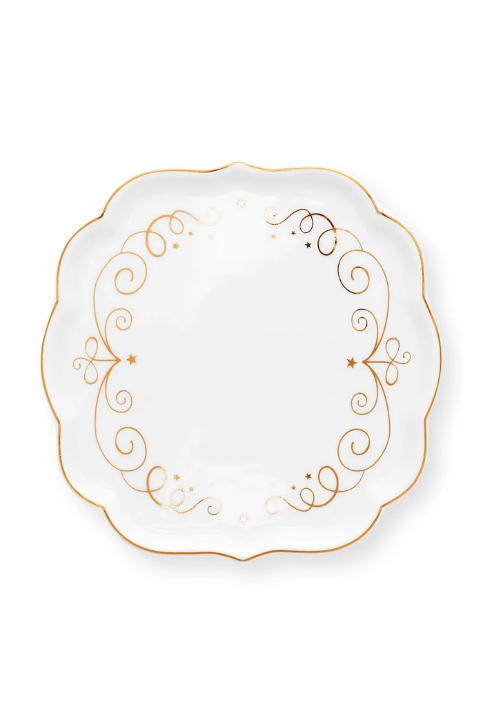Pip Studio set de farfurii Royal Winter White 6-pack alb 51.013.027