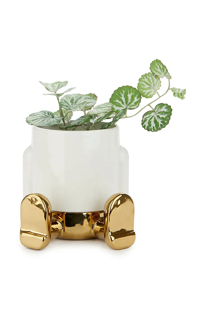 Balvi ghiveci Mr.Sitty Gold Edit 11 x 8,5 x 8,5 cm galben 27937