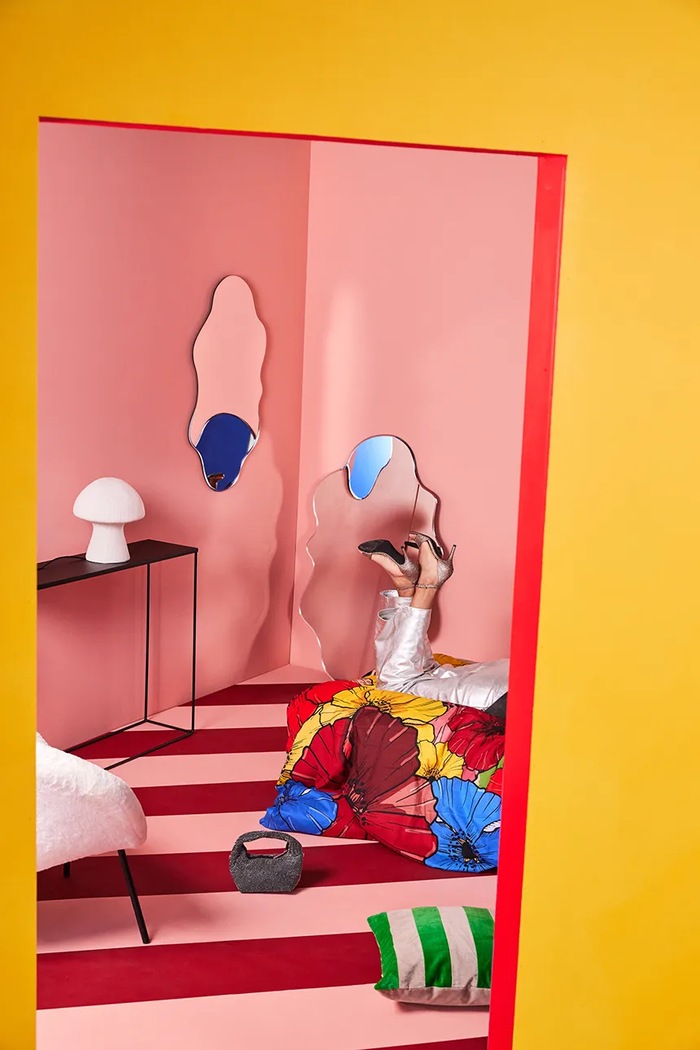 Zidno ogledalo Byon Mirror Flow M 5299001600 šarena AA00