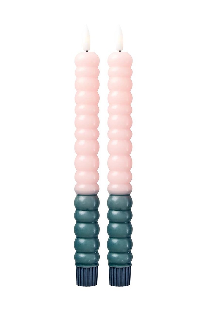 Rice zestaw świec led Soft Pink 2-pack multicolor CDLED.2ZSIG