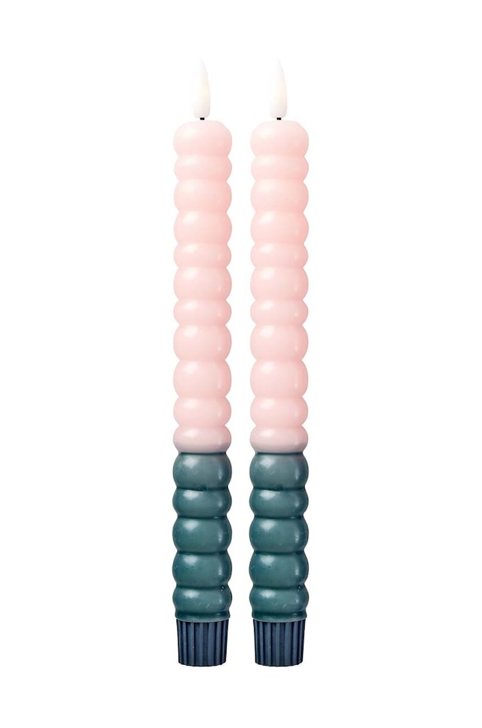Rice zestaw świec led Soft Pink 2-pack multicolor CDLED.2ZSIG