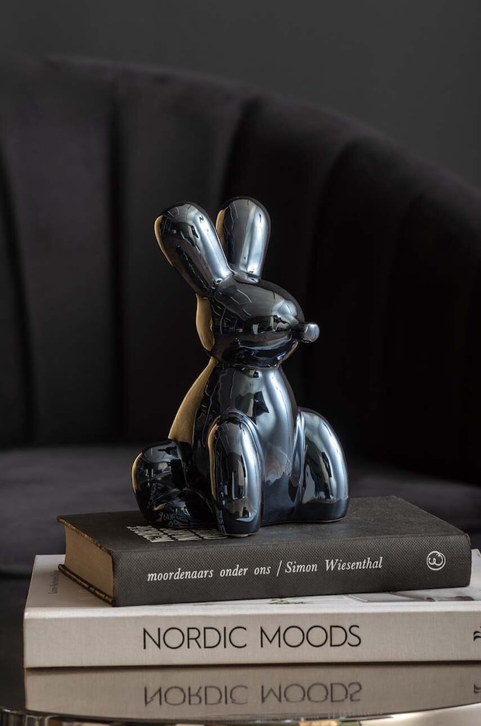 Present Time figurina decorativa Balloon Bunny multicolor PT4228BK