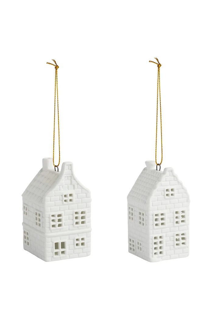 Στολίδι &k amsterdam canal house 2-pack πολύχρωμο 1773.34
