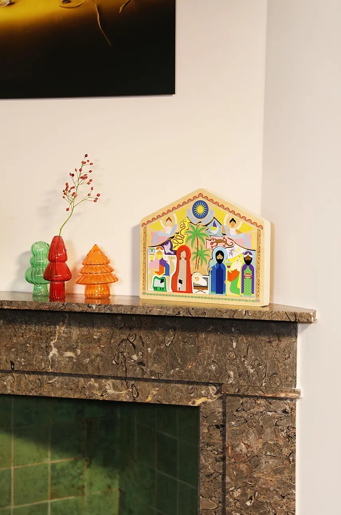 &k amsterdam puzzle din lemn cu nașterea domnului The Crib P12.01