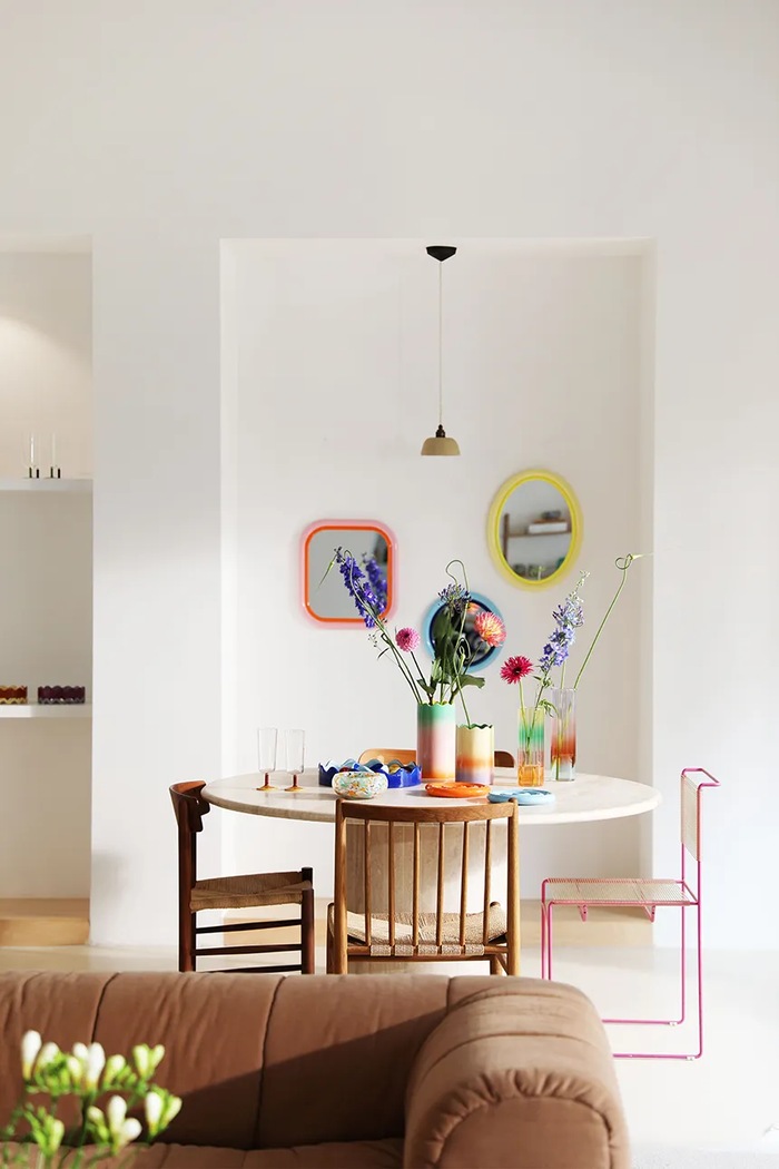&k amsterdam vaza decorativa gradient small multicolor 2898.02