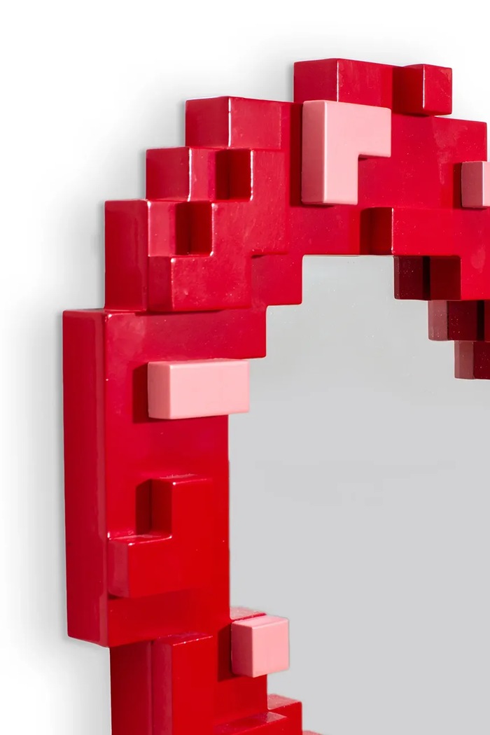 Seletti lustro ścienne Pixel Mirror multicolor 17055