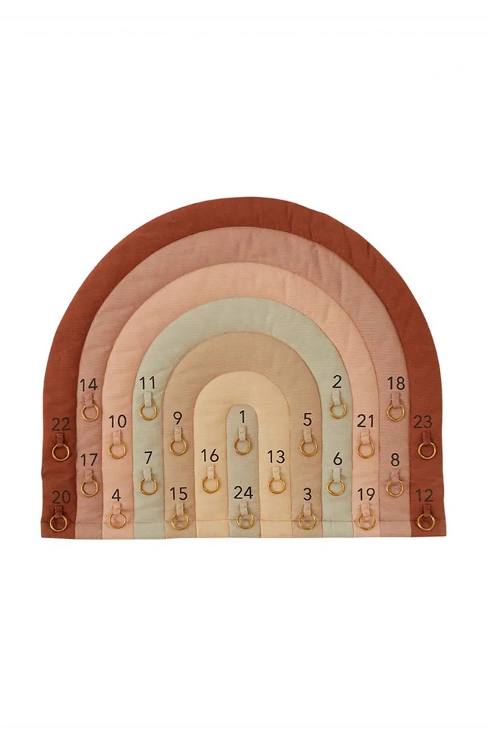 Ημερολόγιο advent για παιδιά OYOY Rainbow Christmas Calendar πολύχρωμο M300185