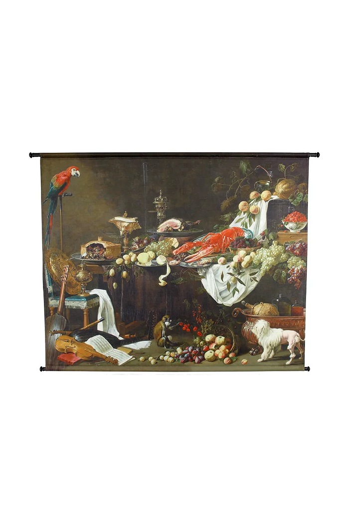 Zidni ukras home & lifestyle 110 x 2,5 x 146 cm šarena XET.5809