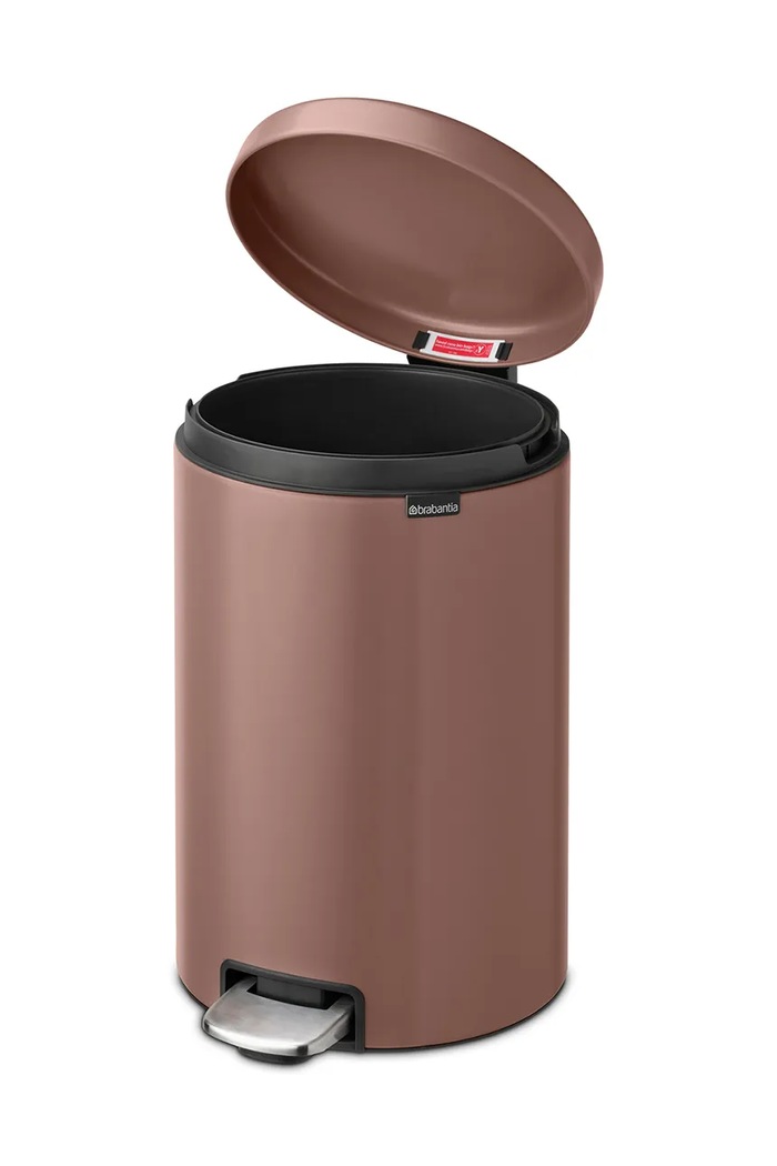 Brabantia cestino dei rifiuti NewIcon 20 L marrone 234026