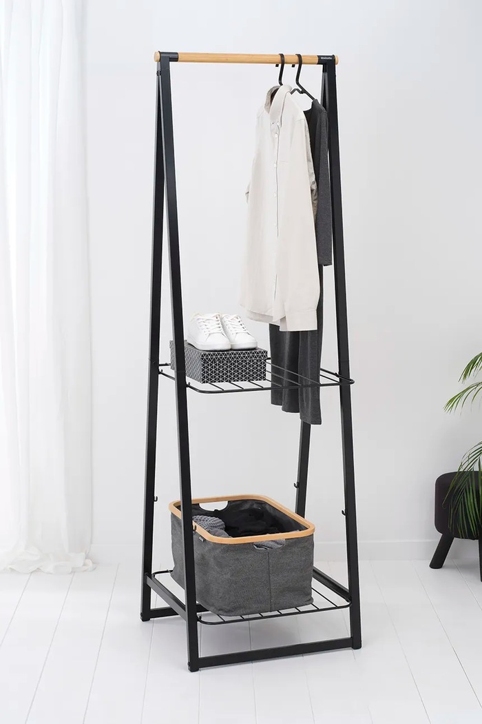 Brabantia cesto della biancheria Pepper Black 40 L 232725