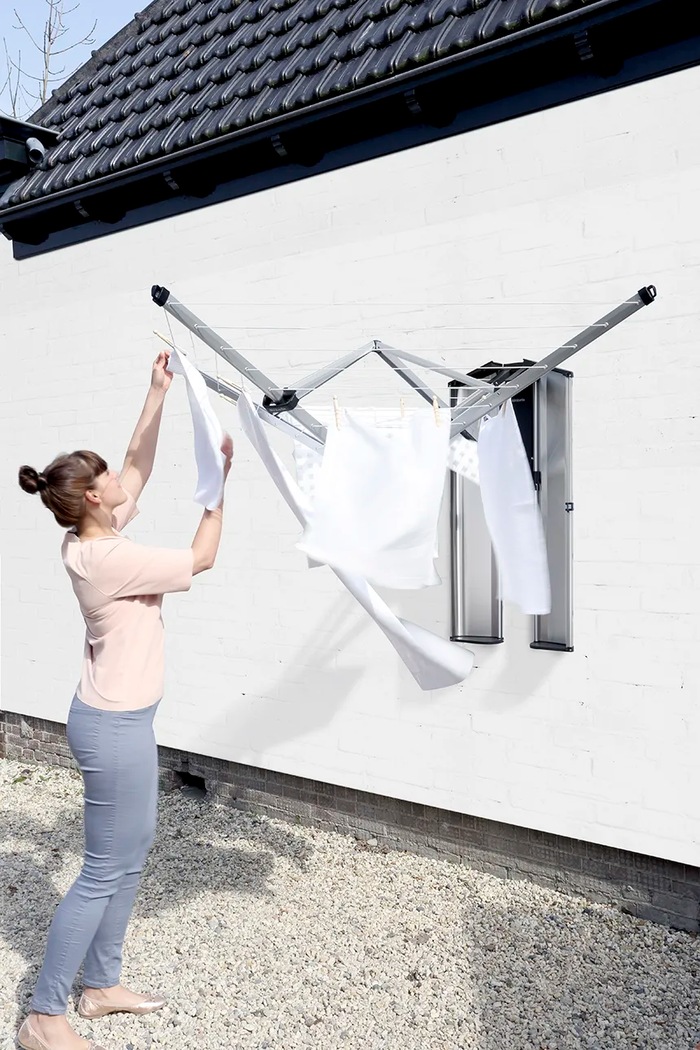 Baie Brabantia uscător de rufe WallFix 475924 gri