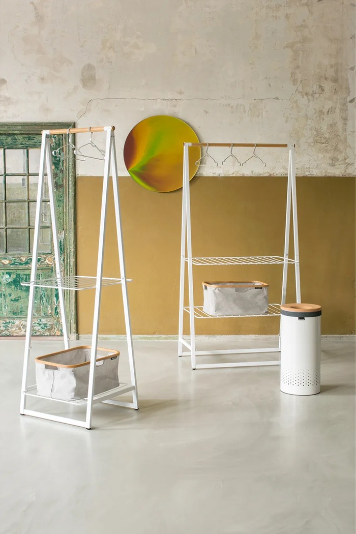 Закачалка за дрехи Brabantia Linn бял 118265