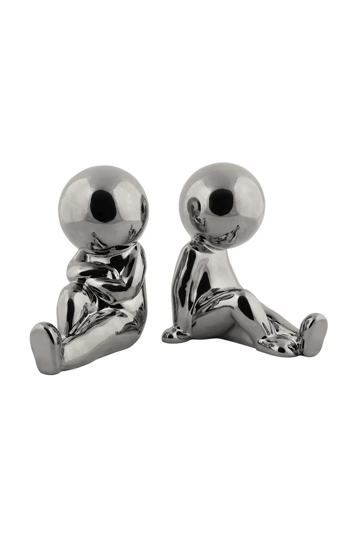 Present Time suport de carti Bookend Joey 2-pack multicolor PT4076CH