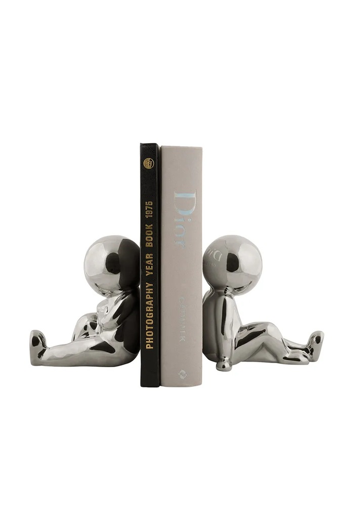 Present Time suport de carti Bookend Joey 2-pack PT4076CH multicolor AA00