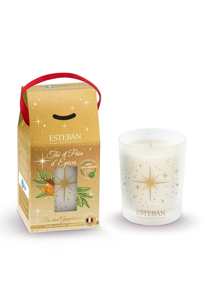 Esteban illatos gyertya Tea and Gingerbread 180 g többszínű ELN.153