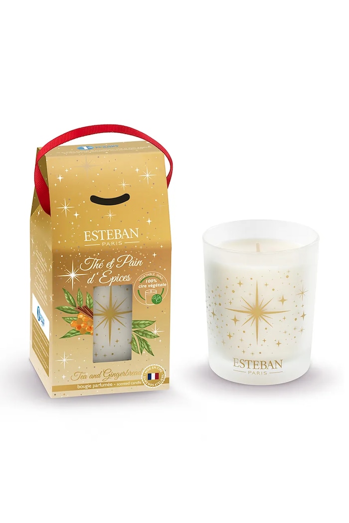 Esteban illatos gyertya Tea and Gingerbread 180 g többszínű ELN.153