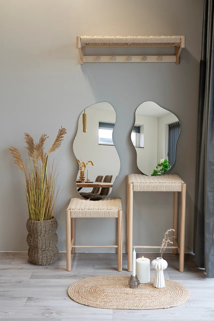 Zidno ogledalo House Nordic Palermo 4001580 transparentna AA00