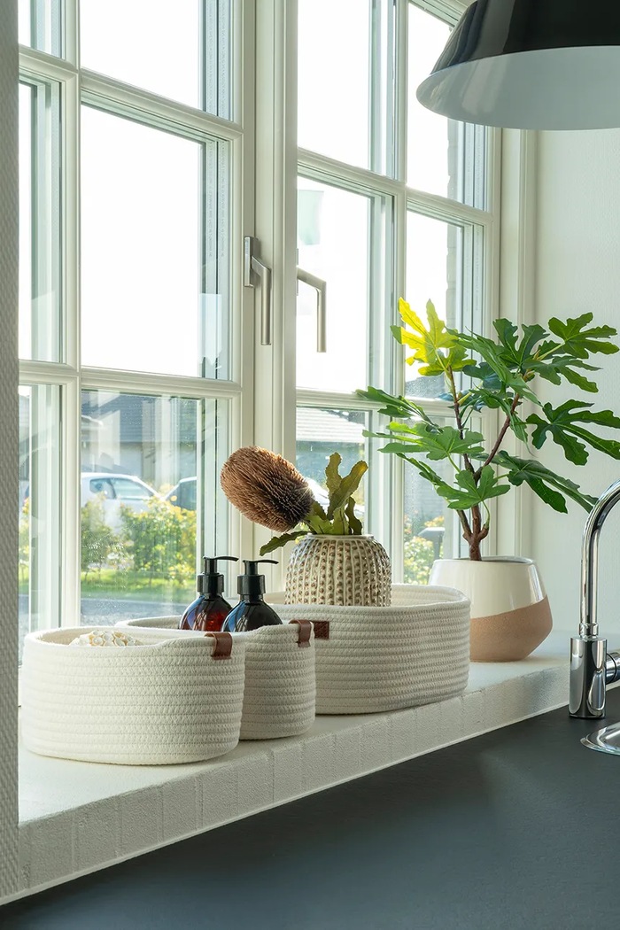 Sada úložných košů House Nordic Jarana 3-pack 4401532 bílá