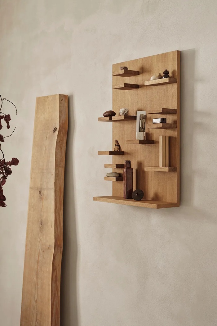ferm LIVING raft de perete Parade 1104269833 maro AA00