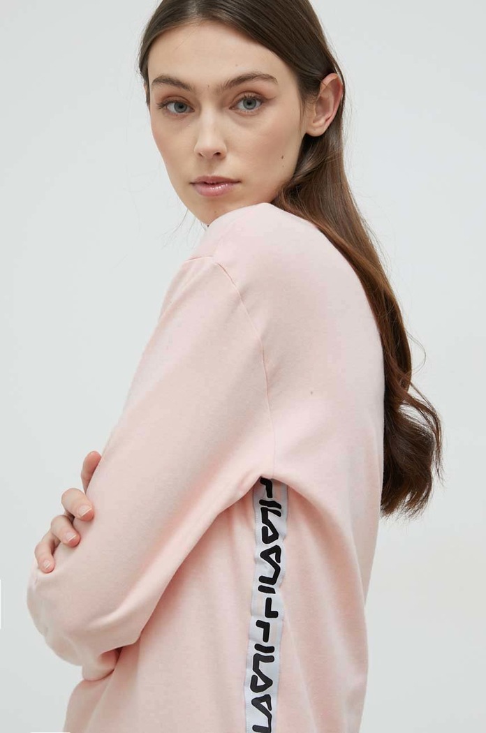 Fila dres lounge bawełniany FPW4107 różowy