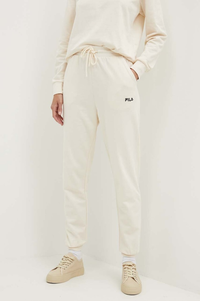 Odzież Fila dres bawełniany FPS4159 beżowy