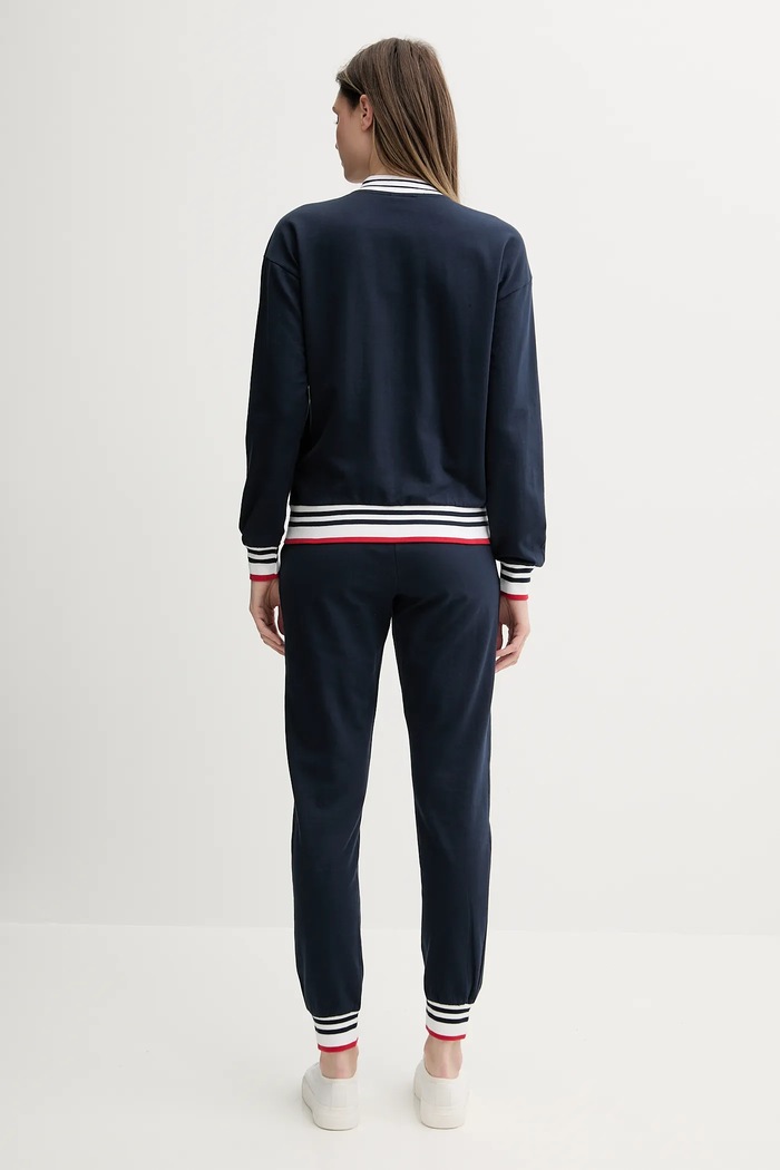 Fila tuta in lana blu navy FPS4197