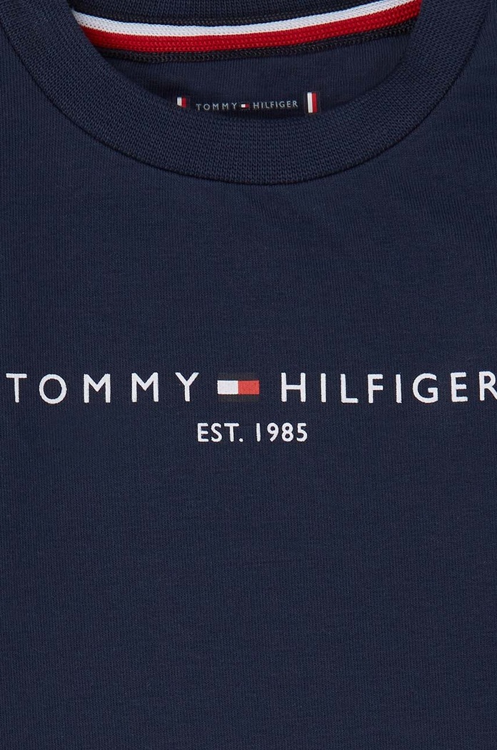 Dziewczynka Tommy Hilfiger dres dziecięcy KN0KN01485.9BYY granatowy