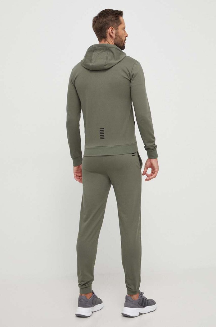 EA7 Emporio Armani dres bawełniany 8NPV80.PJ05Z zielony SS24