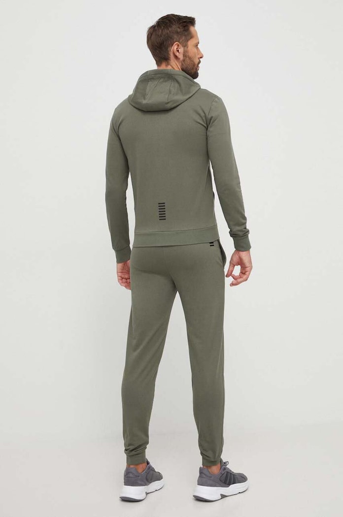 EA7 Emporio Armani dres bawełniany 8NPV80.PJ05Z zielony SS24