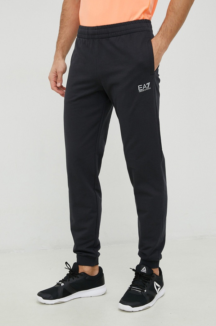 EA7 Emporio Armani dres bawełniany granatowy 8NPV80.PJ05Z
