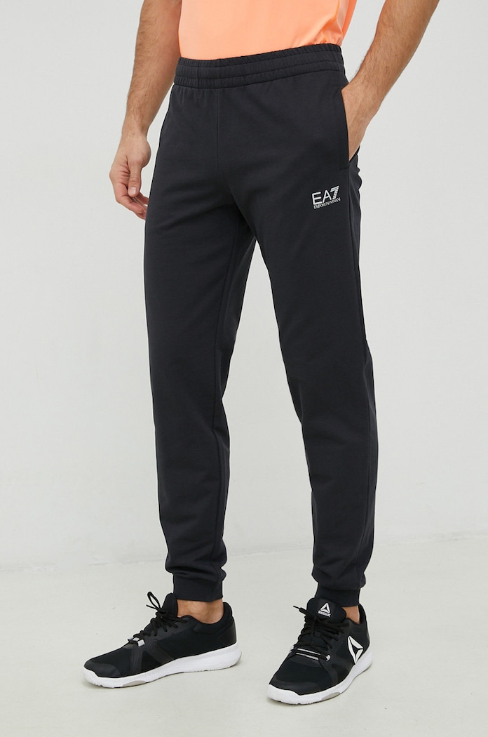EA7 Emporio Armani dres bawełniany granatowy 8NPV80.PJ05Z