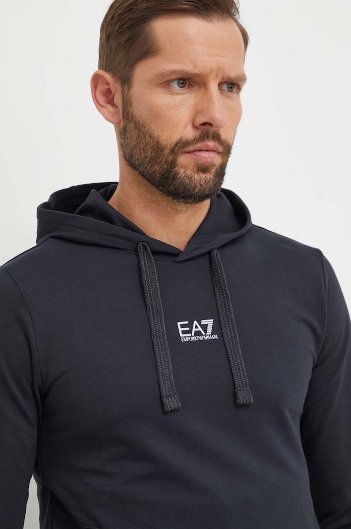 Bavlněná tepláková souprava EA7 Emporio Armani 8NPV81.PJ05Z námořnická modř