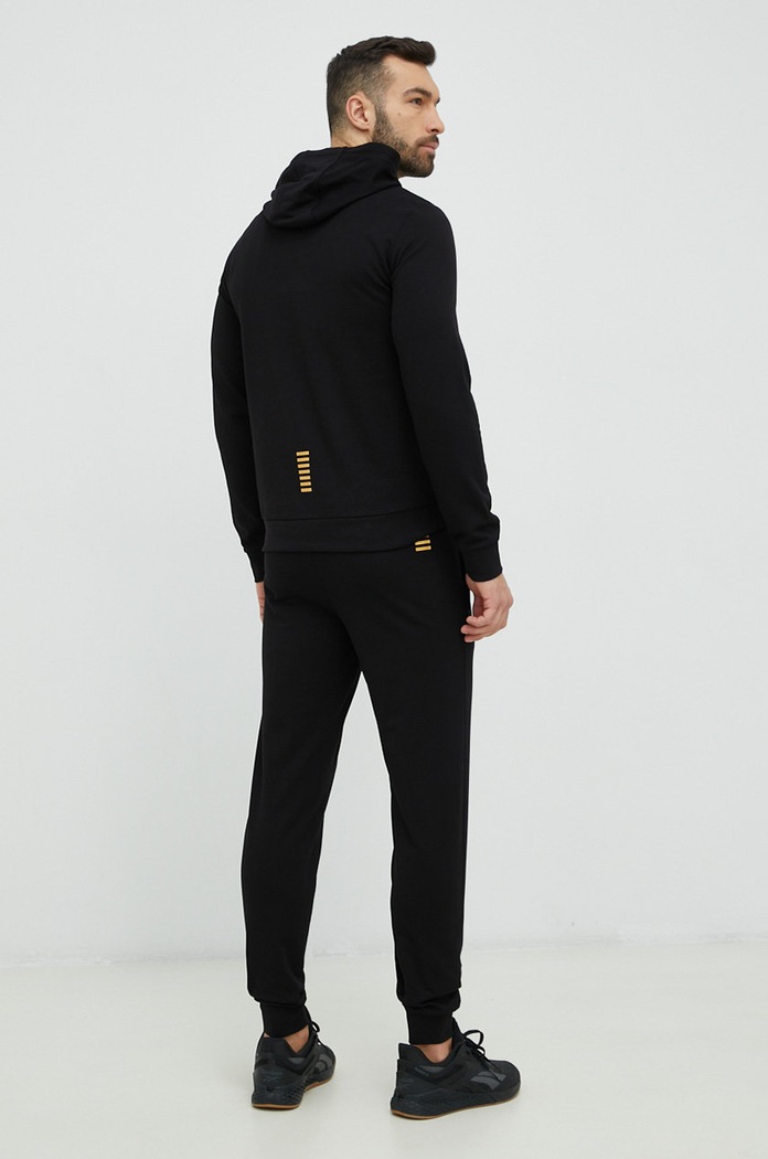EA7 Emporio Armani dres bawełniany 8NPV81.PJ05Z czarny SS24