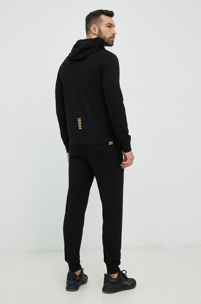 EA7 Emporio Armani dres bawełniany 8NPV81.PJ05Z czarny SS24