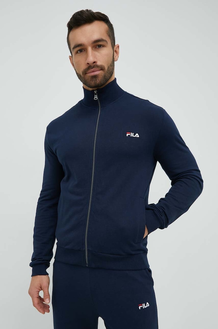 Fila dres lounge bawełniany FPW1105 granatowy AA00