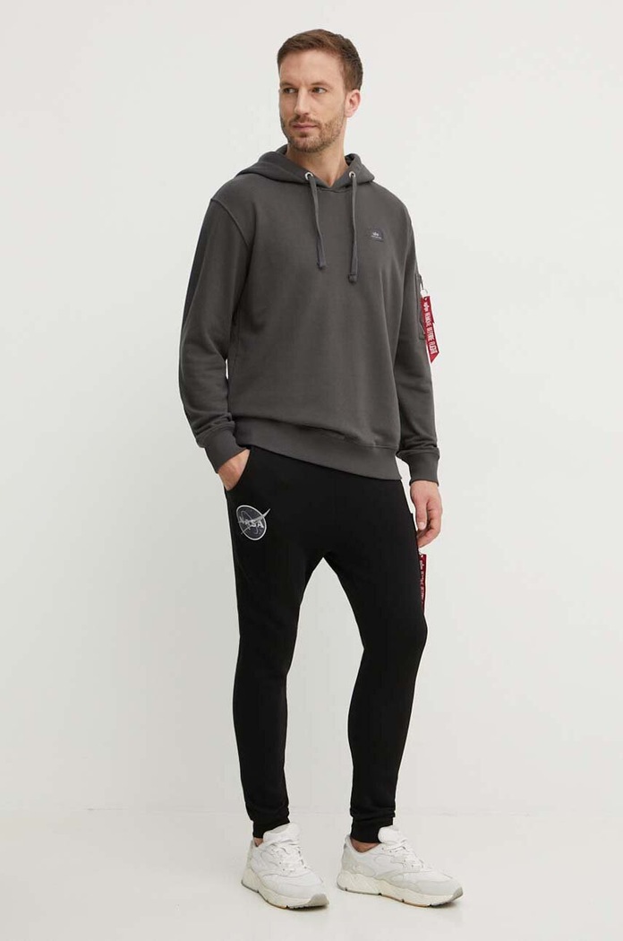 Tepláky Alpha Industries NASA Cargo Sweat Jogger 118369.03 čierna AA00