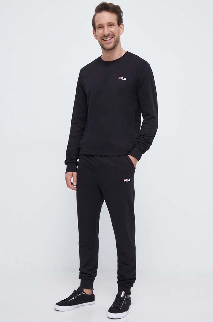 Fila dres bawełniany bawełna czarny FPW1141