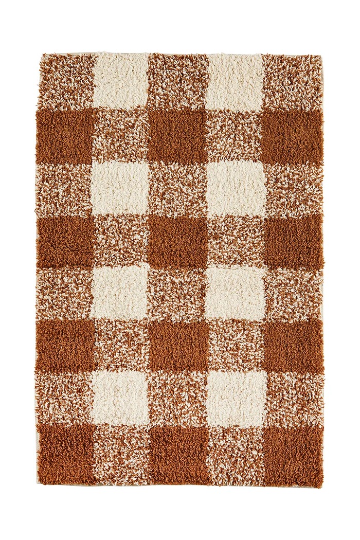 Kúpeľnová predložka Madam Stoltz CHecked Tufted viacfarebná PI.13821.B