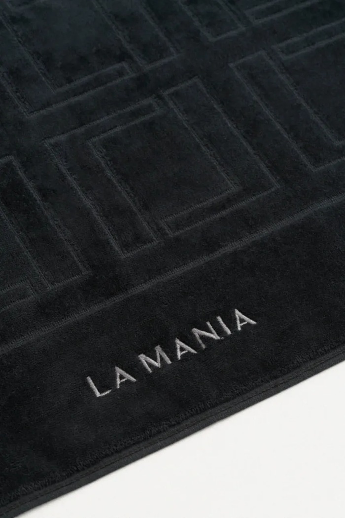 La Mania pamut fürdőszobaszőnyeg Mono Mania 70 x 50 cm 5905549421963 fekete AA00