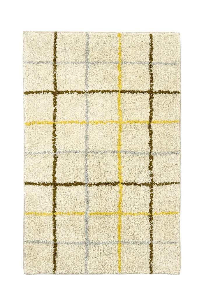 Bavlnený kúpeľňový koberec Madam Stoltz 60 x 90 cm viacfarebná PI.856B